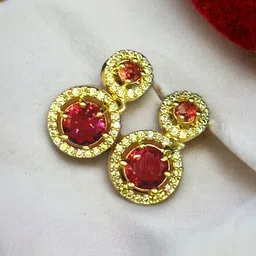 AKLINA Diamond Shaped Studs Earrings-picture-17