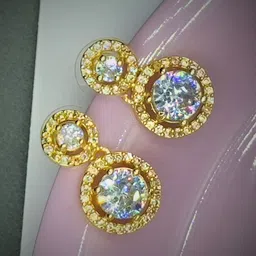 AKLINA Diamond Shaped Studs Earrings-image-65