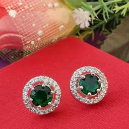AKLINA Diamond Shaped Studs Earrings-image-58