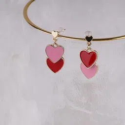 EL REGALO Heart Shaped Drop Earrings-picture-25