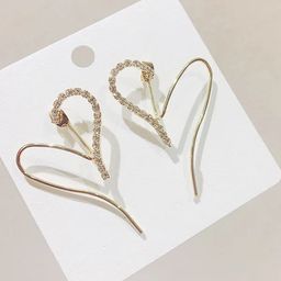 VAGHBHATT Heart Shaped Studs Earrings-picture-23