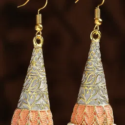 OOMPH Beaded Dome-Shaped Jhumkas image 1
