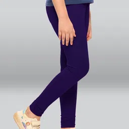 LYRA Girls Mid-Rise Cotton Churidar-Length Leggings image 5