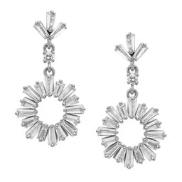 HOT AND BOLD Silver-Plated Classic Drop Earrings image 4