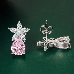 Designs & You Silver-Plated Contemporary Drop Earrings image 2