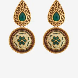 Kushal's Fashion Jewellery Contemporary Drop Earrings image 4