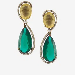 Kushal's Fashion Jewellery Contemporary Drop Earrings image 3