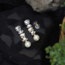 BeAbhika Teardrop Shaped Drop Earrings image 2