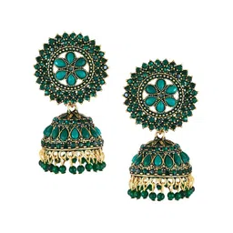 DIVASTRI Circular Jhumkas Earrings image 2