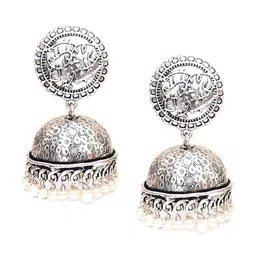 Mali Fionna Contemporary Jhumkas Earrings image 2