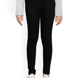 IndiWeaves Girls Pack Of 5 Woolen Ankle-Length Leggings image 5