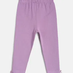 MINI KLUB Girls Set of 3 Solid Ankle-Length Leggings image 2