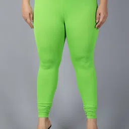 Plus Size Pack Of 2 Churidar Length Leggings image 2