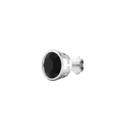 ORIONZ Men 925 Sterling Silver Cubic Zirconia Brilliant Bezel Circular Studs image 5