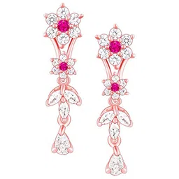 GIVA Rose Gold-Plated Contemporary Stud Earrings image 2