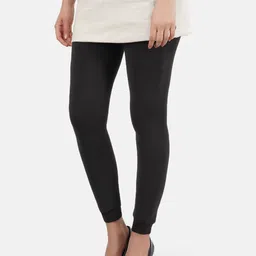 N2S NEXT2SKIN Women Grey Solid Ankle-Length Leggings image 5