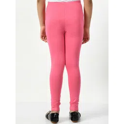 BAESD Girls Pack of 2 Cotton Churidar-Length Leggings image 4