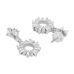 HOT AND BOLD Silver-Plated Classic Drop Earrings image 2