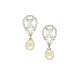 Sri Jagdamba Pearls Dealer Contemporary Hoop Earrings image 3