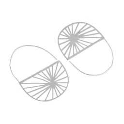 Silvermerc Designs Silver Plated Classic Hoop Earrings image 3