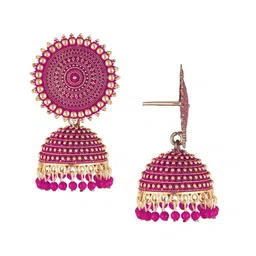 DIVASTRI Circular Jhumkas Earrings image 3