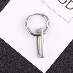 SALTY Men Stainless Steel Hoop Earrings image 3