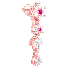 GIVA Rose Gold-Plated Contemporary Stud Earrings image 3