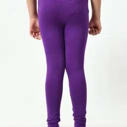 BAESD Girls Pack Of 2 Super Soft Ankle-Length Leggings image 3