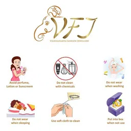 Vighnaharta Gold-Plated Dome Shaped Jhumkas image 3