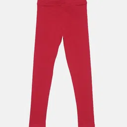 TWIN BIRDS Girls Pack of 2 Pure Cotton Ankle-Length Leggings image 3