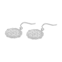 Accessorize London Filigree Pearl Circular Drop Earrings image 4