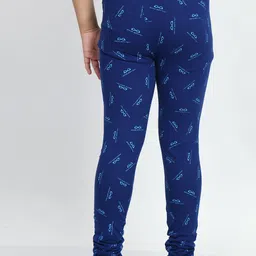 BAESD Girls Pack Of 3 Allover Printed Super Soft Pure Cotton Churidar-Length Leggings image 3