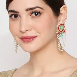 OOMPH Floral Studs Earrings-picture-29