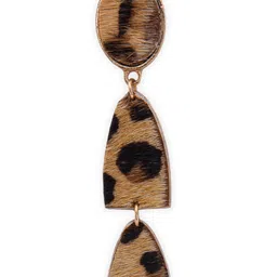 DEEBACO Beige Geometric Drop Earrings image 5