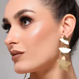 VENI Gold Plated Drop Earrings image 4