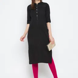 Clora Creation Women Set Of 2 Bottle Green & Magenta Solid Ankle Length Leggings image 5