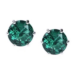 SALTY Stainless Steel Artificial Stones Studded Studs Earrings image 5