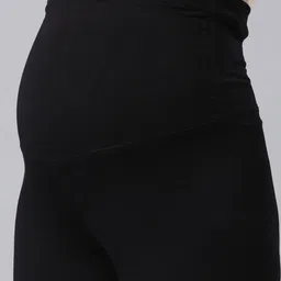 CEE-18 Seamless Ankle Length Stretchable Maternity Leggings image 4