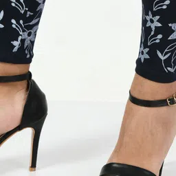 BAESD Pack Of 6 Bottom Printed Slim-Fit Cotton Lycra Churidar Length Leggings image 4