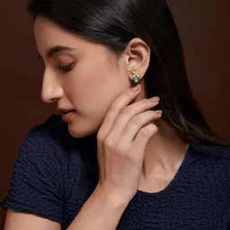 MINUTIAE Gold Plated Studs Earrings image 3