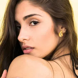 SALVE Stainless Steel Teardrop Shaped Studs Earrings image 2