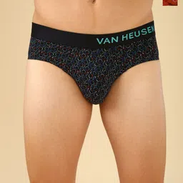 van heusen innerwear Van Heusen Pack Of 2 Printed  Body Defining Fit Basic Briefs IHQEBR2C444510007 image 1