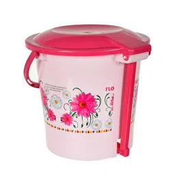 Kuber Industries Pink & White Printed Pedal Dustbins - 5 L image 5