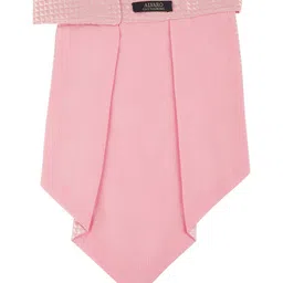 Alvaro Castagnino Men Pink Printed Cravat Tie image 2