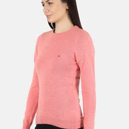 Monte Carlo Women Pink Pullover Sweater image 4