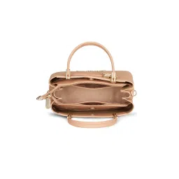 juicy couture accessories Juicy Couture Pink Solid Pu Handbag with Detachable Strap image 5