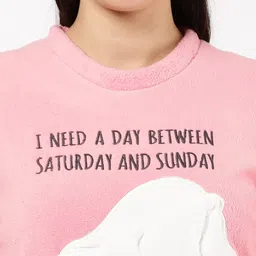 Sweet Dreams Women Pink Sweatshirt image 4
