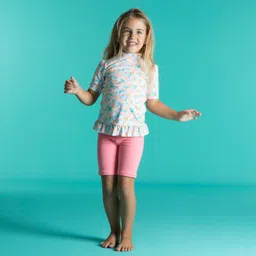 nabaiji Baby / Kids’ Mid-Length Anti-UV Swimsuit Bottom - Pink-picture-25