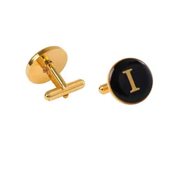 Tossido Men Black & Gold-Toned Cufflink image 4