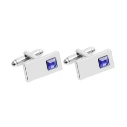 Peora Blue Cufflink & Tie Pin Set image 3
